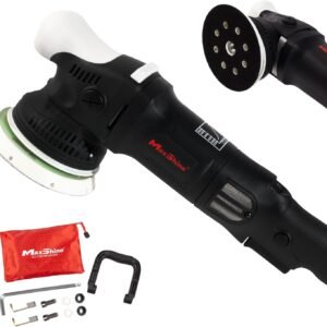 Maxshine M15 Pro Dual Action Polisher – 15mm Long Throw, 1000W Power, 5″ Backing Plate, Variable Speed 2,500–5,000 OPM, Low Vibration Ergonomic – Professional Car & Marine Paint Correction Buffer